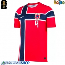 Maglie da calcio Norvegia Erling Haaland #9 Prima Maglia Mondiali 2026  Manica Corta